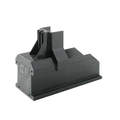 Esdec ClickFit Evo Black Rail End Cap - Sleek Finish
