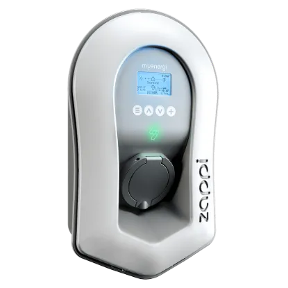 myenergi Zappi Smart EV Charger (7kW/22kW) Untethered Type 2 – White