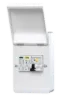 Whitecliffe Metal EV Consumer Unit - 40A Type A C Curve RCBO + SPD (WMRC40CSP)