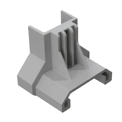 Esdec ClickFit Evo Grey End Clamp Adapter - Trapezoidal | Fast Install